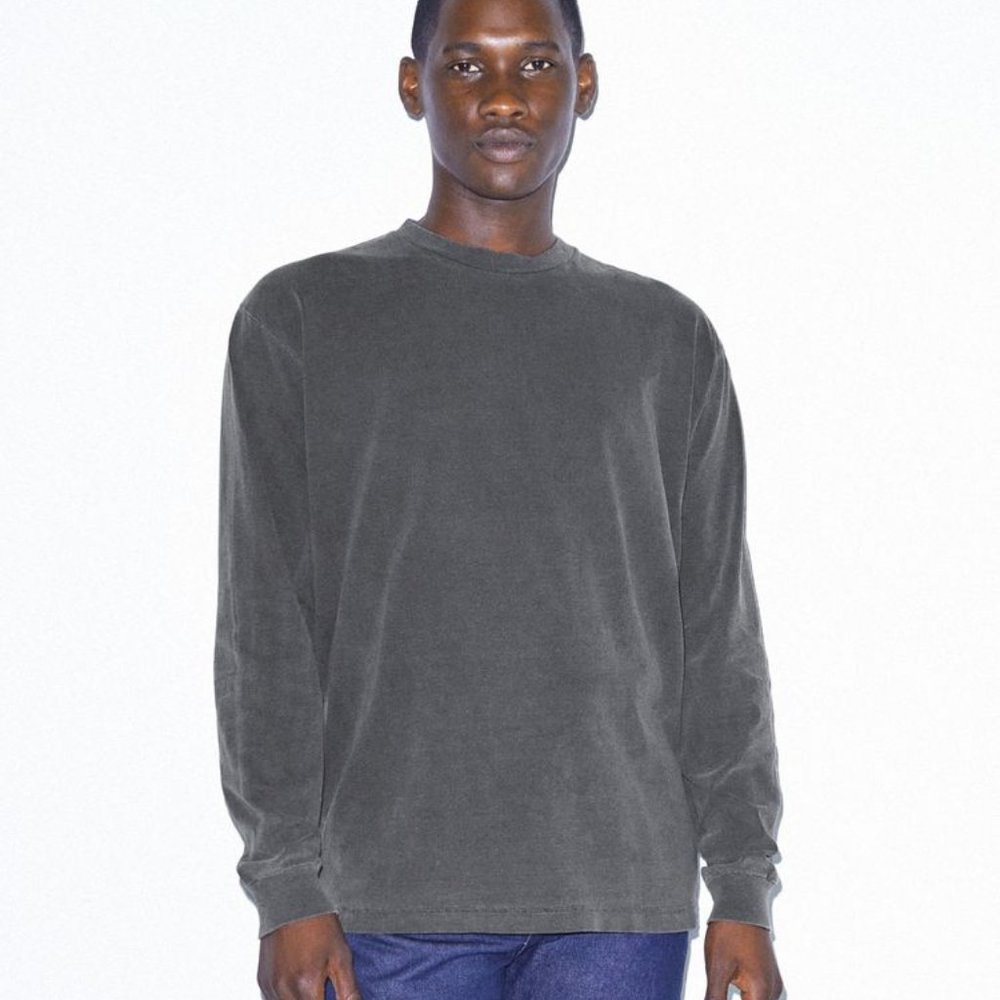 American Apparel Long Sleeve Heavy Jersey  T-Shirt